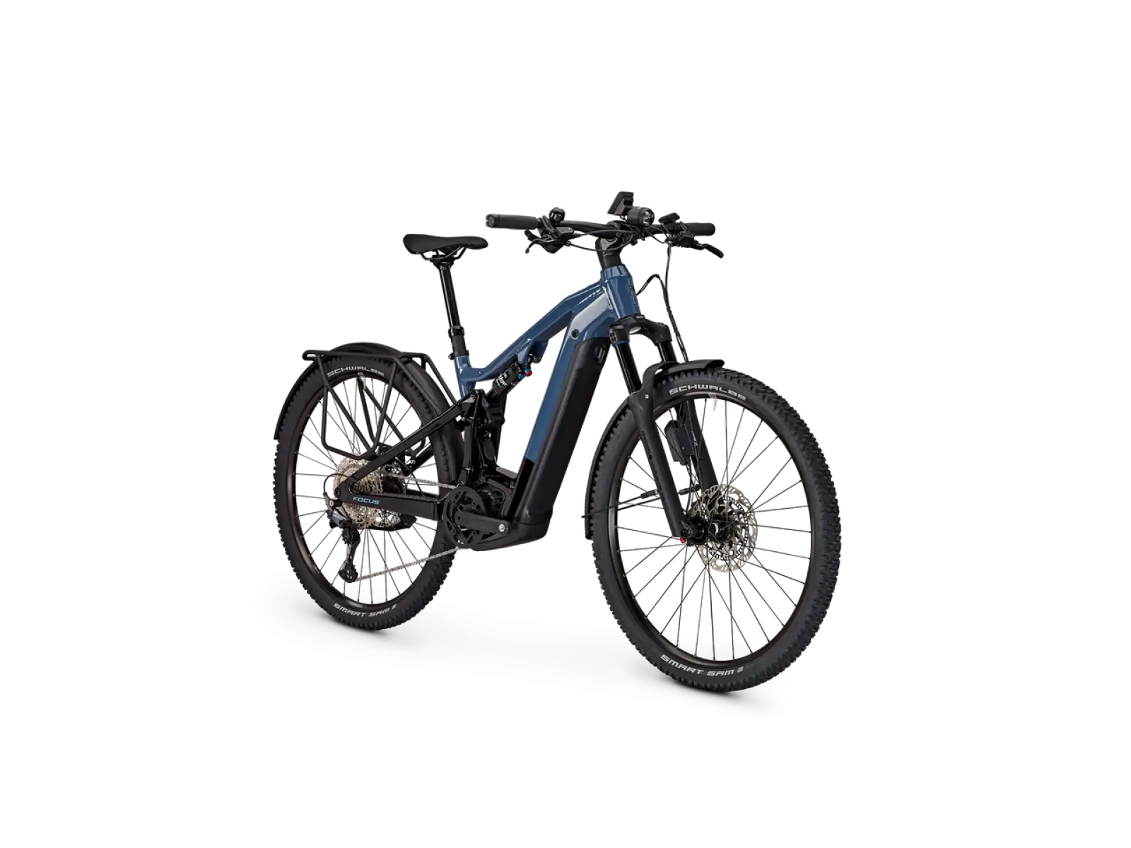 Focus Thron2 6.9 EQP ABS DI horský elektrobicykel Stoneblue Glossy/Magicblack Glossy