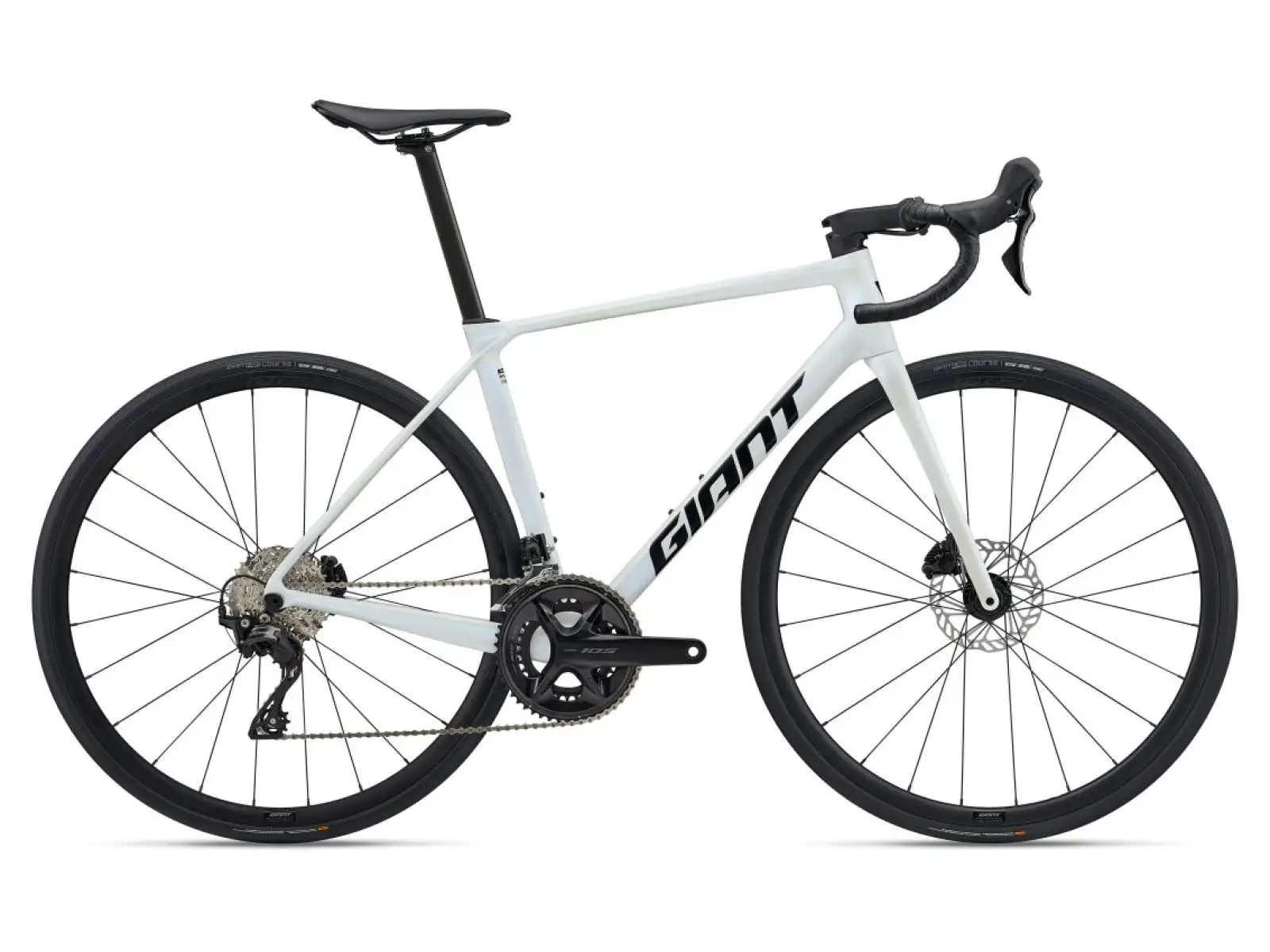 Cestný bicykel Giant TCR Advanced 2 KOM Illusion White