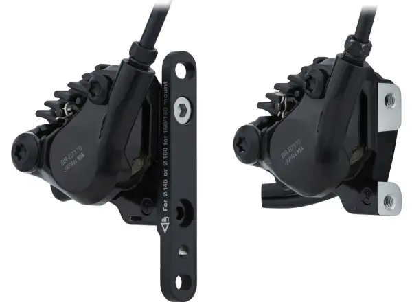 Shimano 105 Di2 BR-R7170 + ST-R7170 kotúčová brzda sada predná + zadná, J-kit, polymer