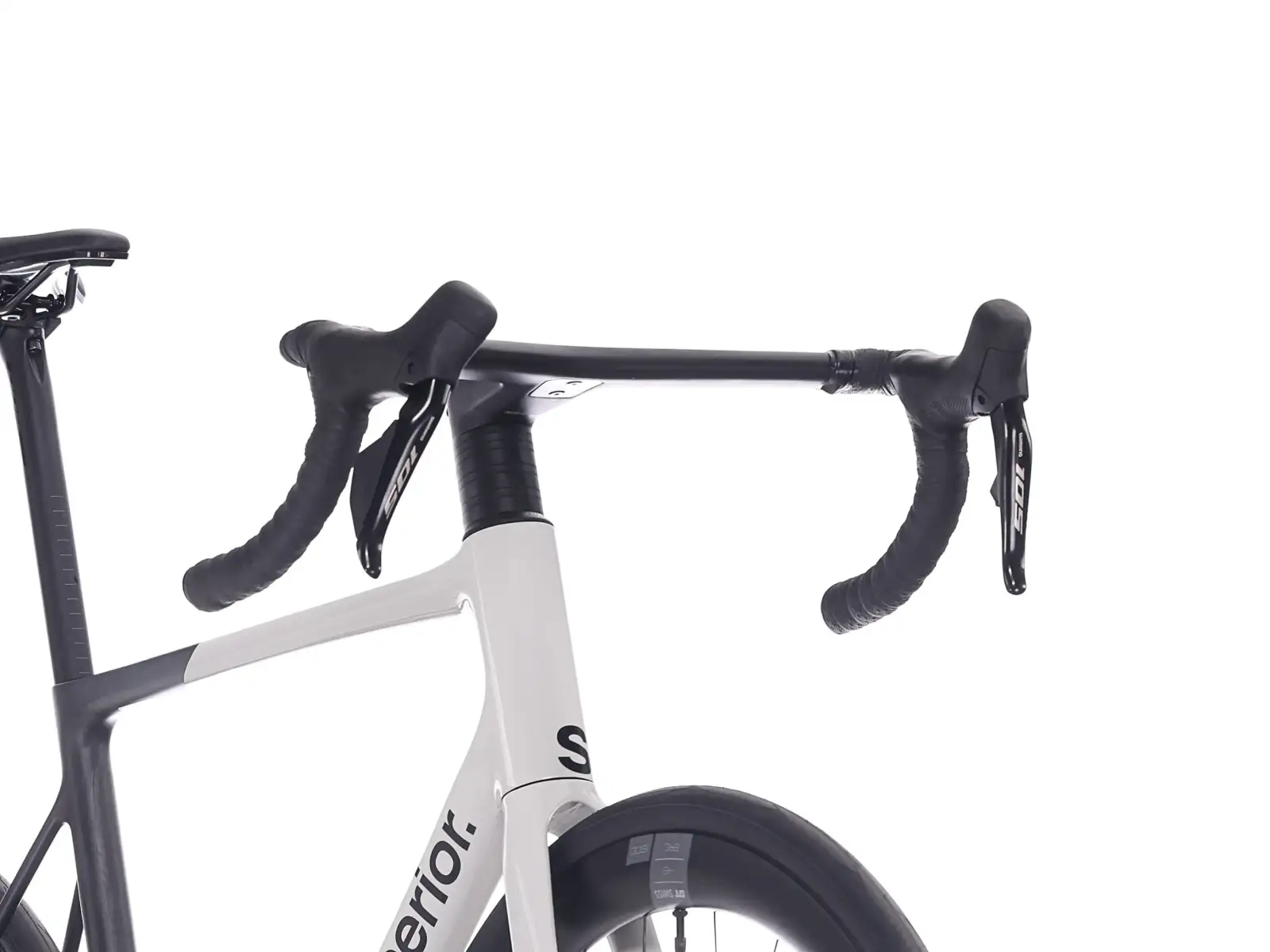 Superior RR 9.6 cestný bicykel Matte Carbon / White