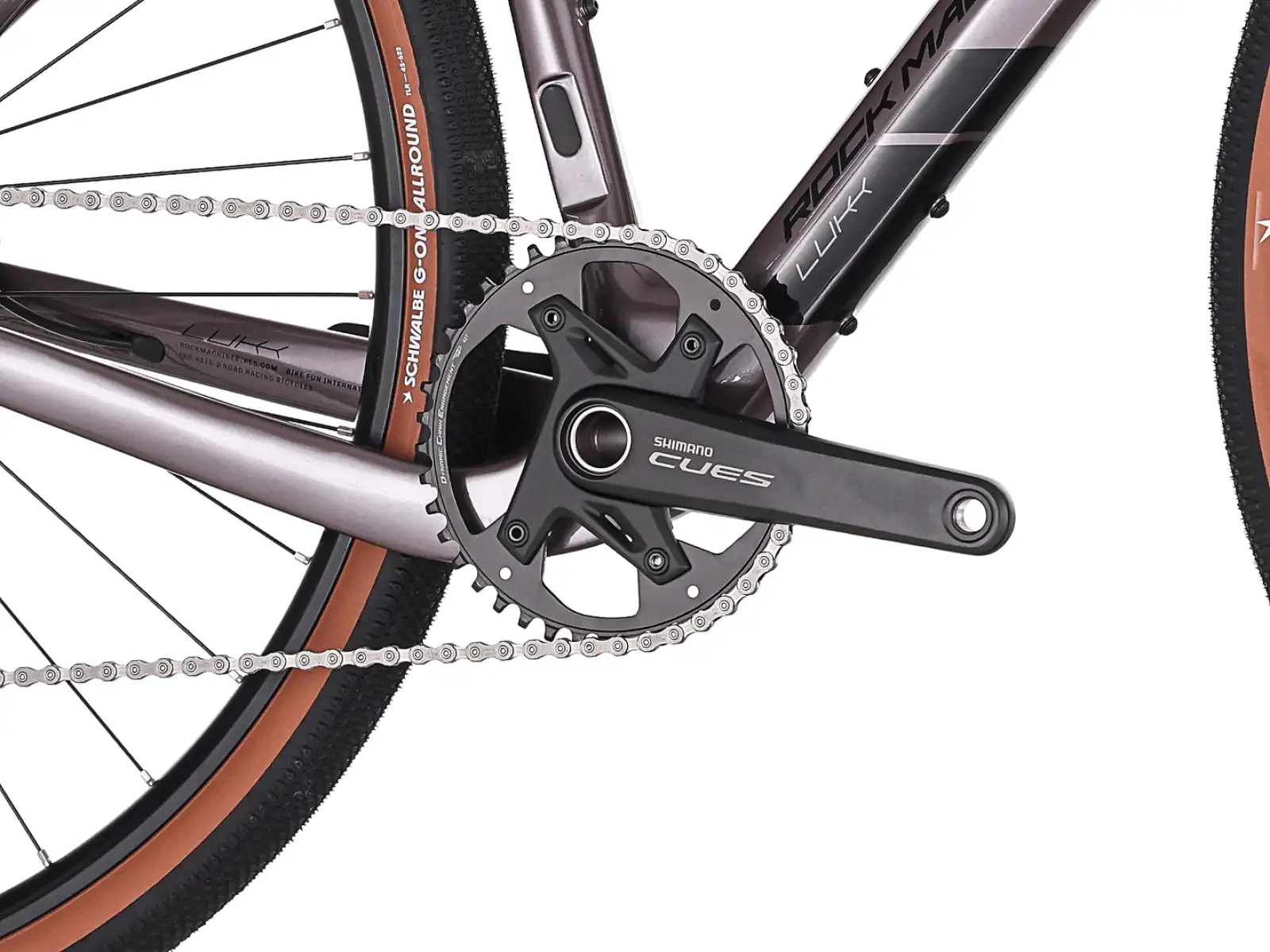 Rock Machine Lukk Cr 30 gravel bicykel Gloss Purple Garnet