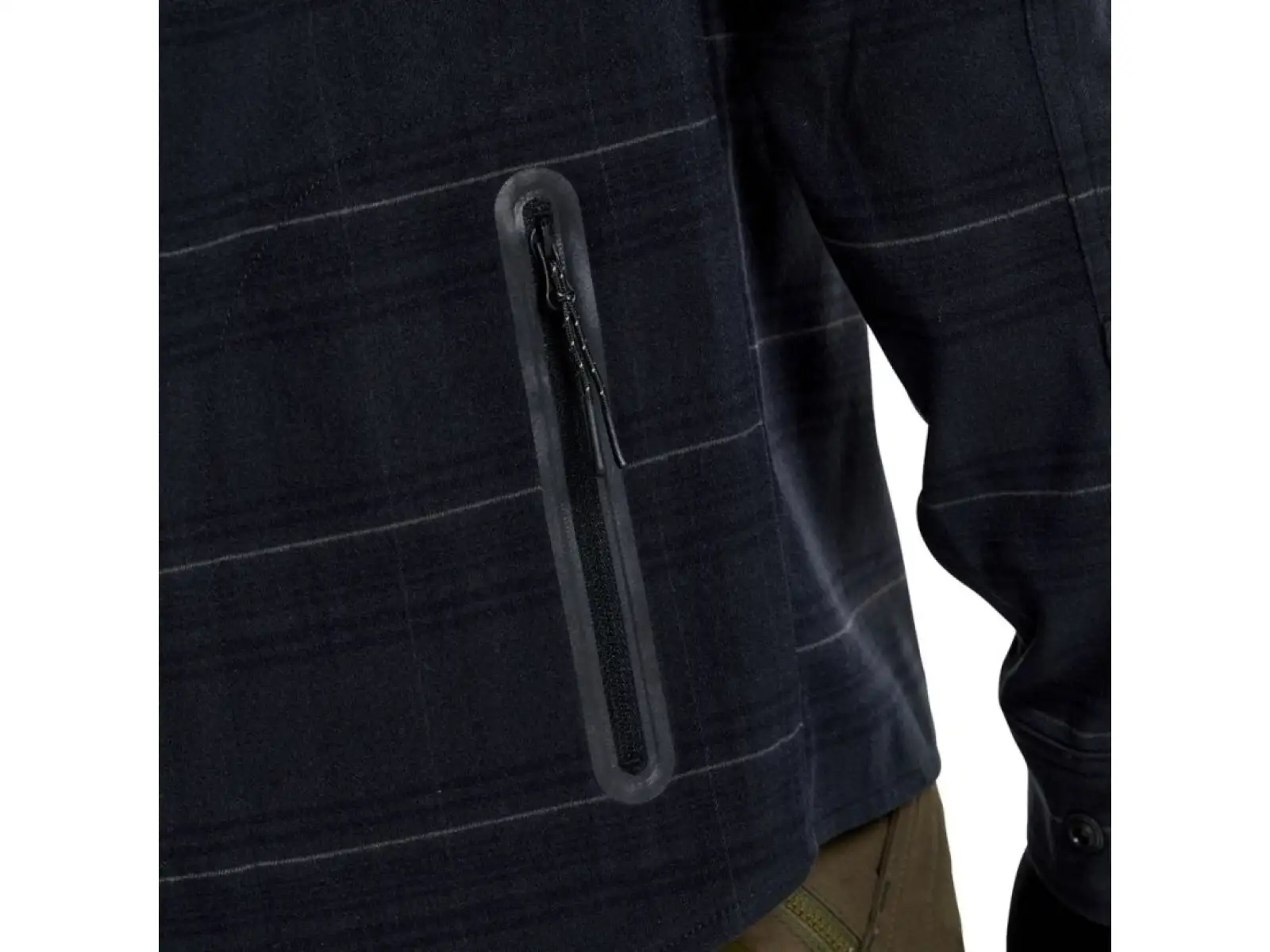 Troy Lee Designs Grind Flannel pánska košeľa Plaid Carbon