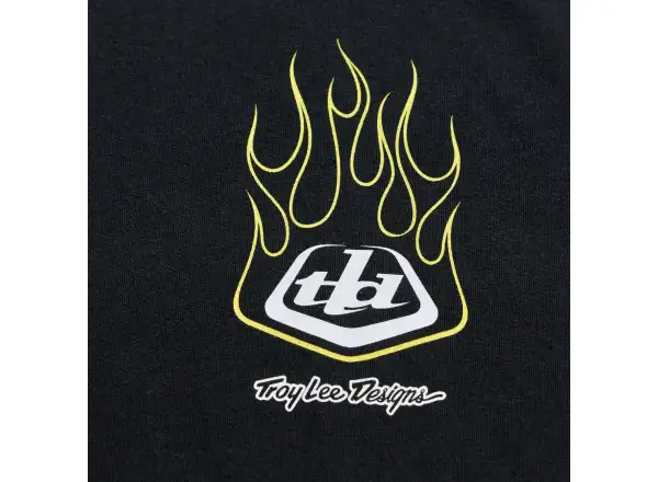 Troy Lee Designs Flame 2 pánske tričko krátky rukáv Black