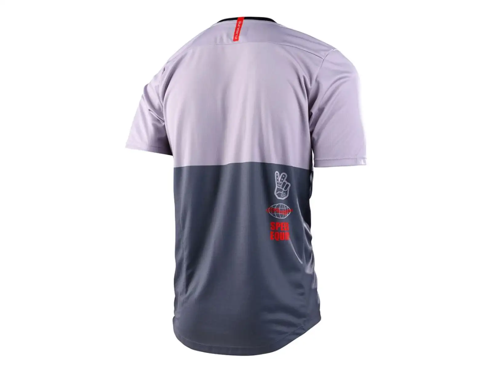 Troy Lee Designs Flowline Scripter Pánske tričko s krátkym rukávom Charcoal