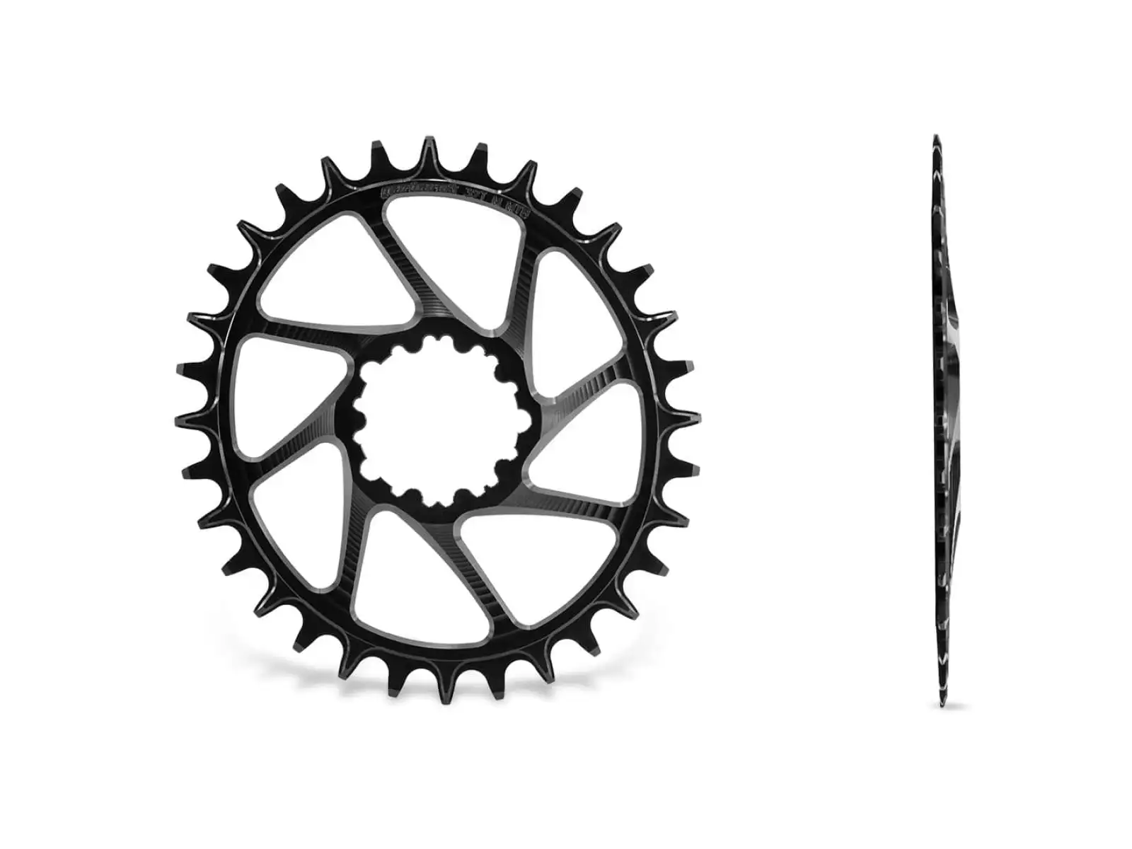 Garbaruk Oval MTB prevodník Sram Boost Black 32z