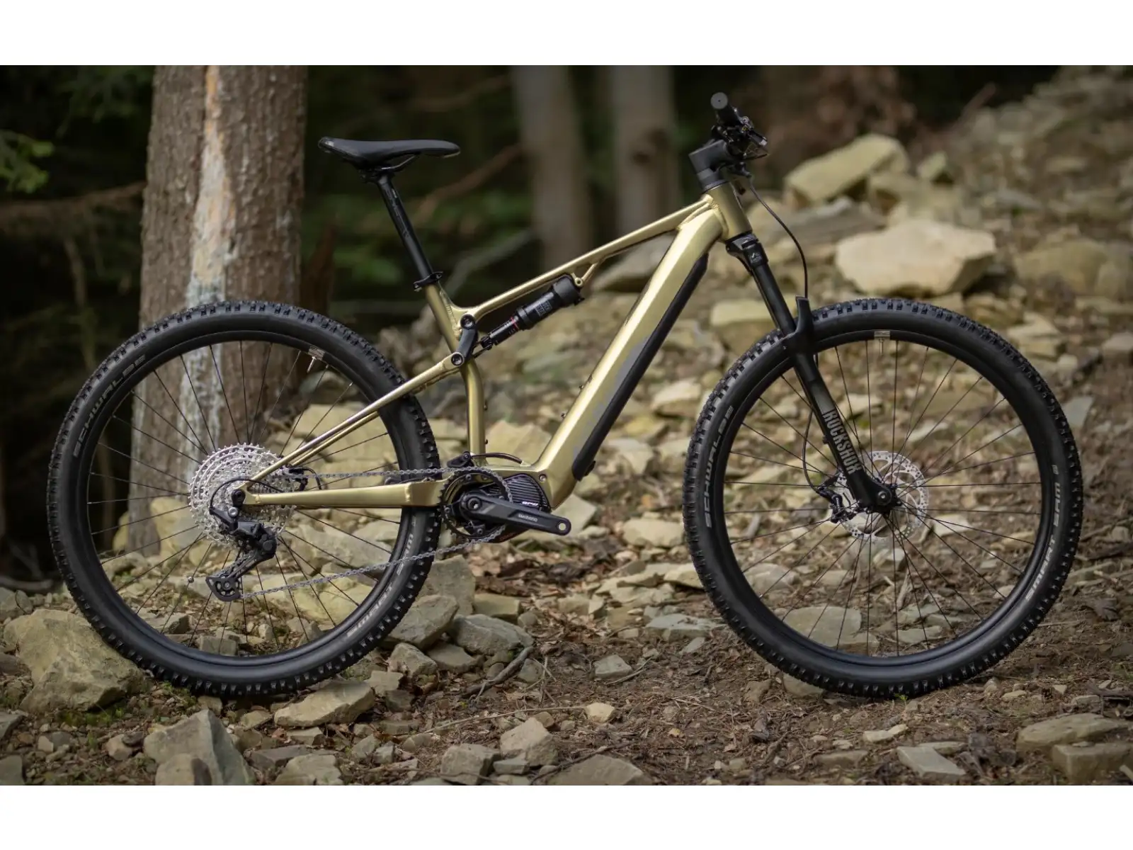 Superior eXF 8089 celoodpružený e-bike Matte Olive Metallic/Chrome Silver