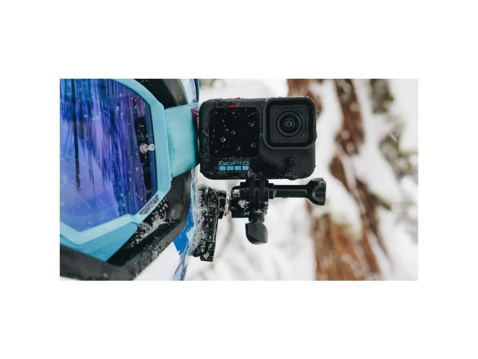 GoPro Predný + bočný držiak na prilbu