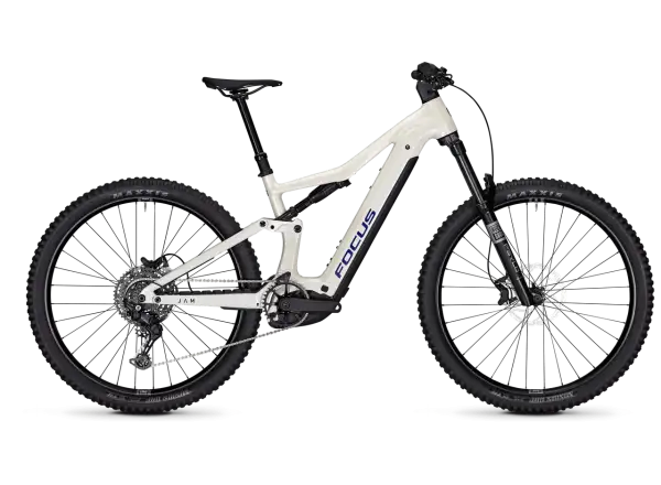 Focus JAM 7 600Wh celoodpružený elektrobicykel Champagne / Shellwhite