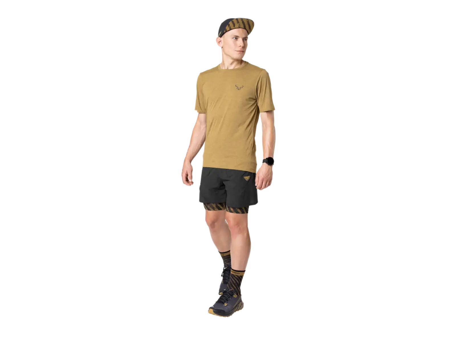 Dynafit Trail 2 v 1 pánske bežecké kraťasy Black Out