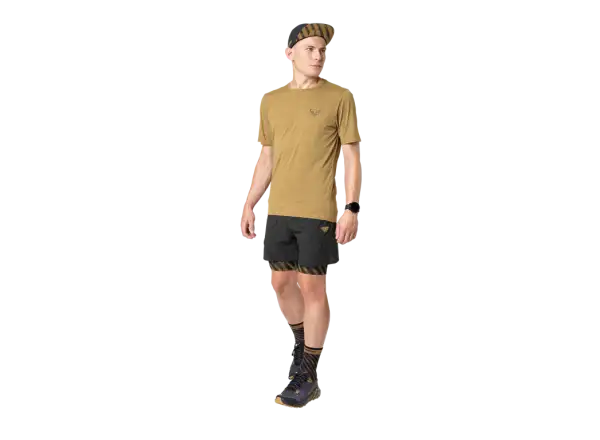 Dynafit Trail 2 v 1 pánske bežecké kraťasy Black Out