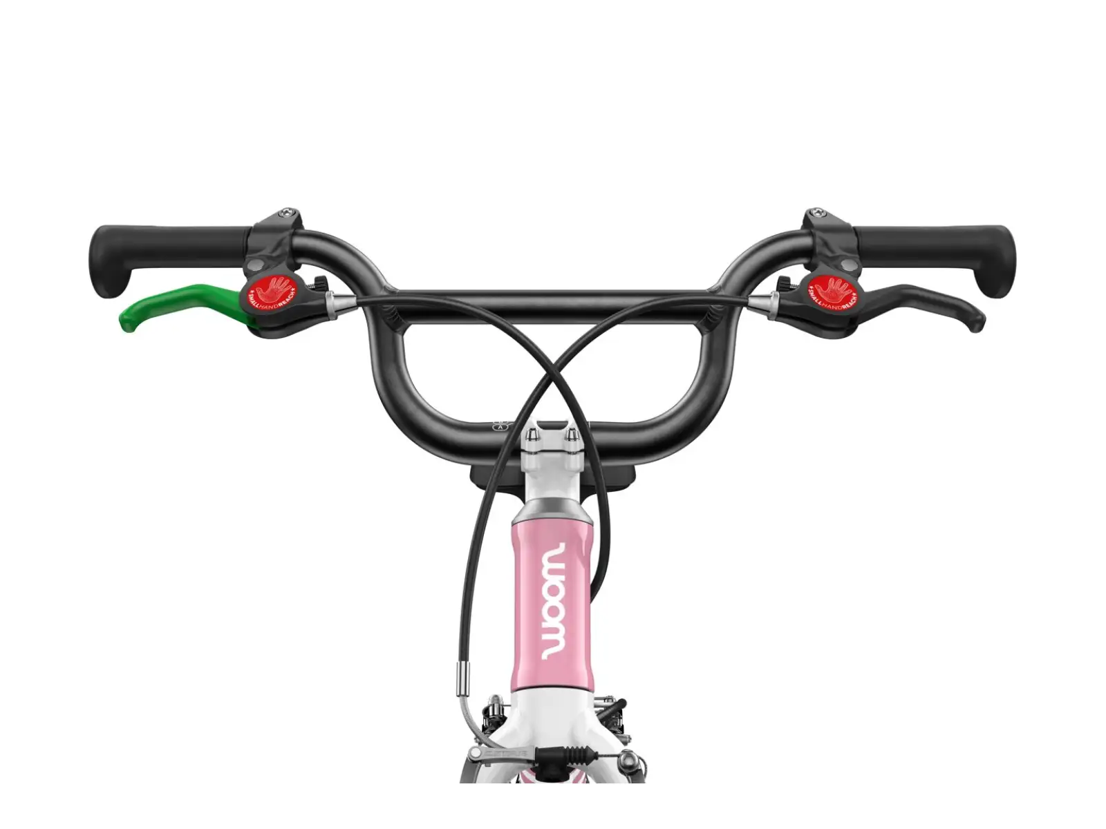 Woom GO 1 Plus detské odrážadlo 14" farba Powder Pink