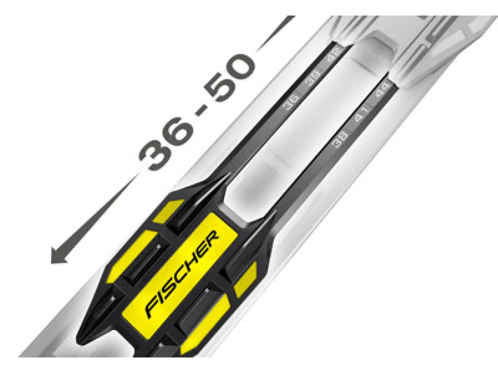 Fischer CONTROL STEP-IN IFP bežecké viazanie pre klasiku 23/24 yellow