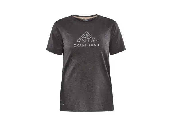Craft ADV Trail Wool dámska tričko s krátkym rukávom čierna.
