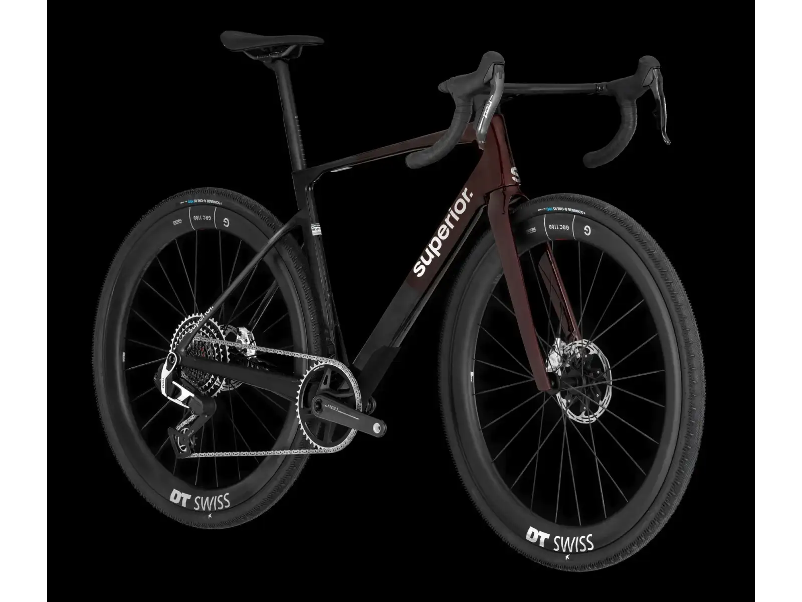 Superior XR 9.9 LTD gravel bicykel Matte Carbon/Gloss Red