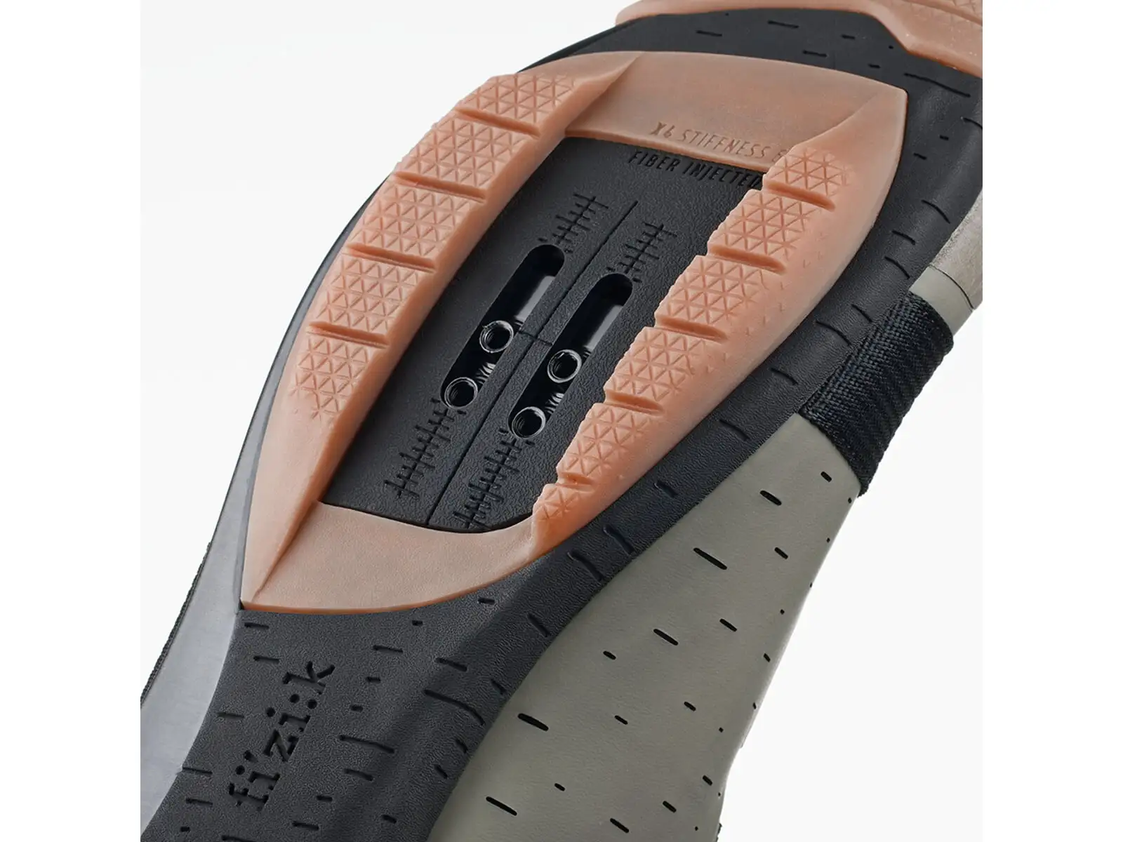 Fizik Terra Powerstrap X4 gravel pánske tretry Mud/Caramel