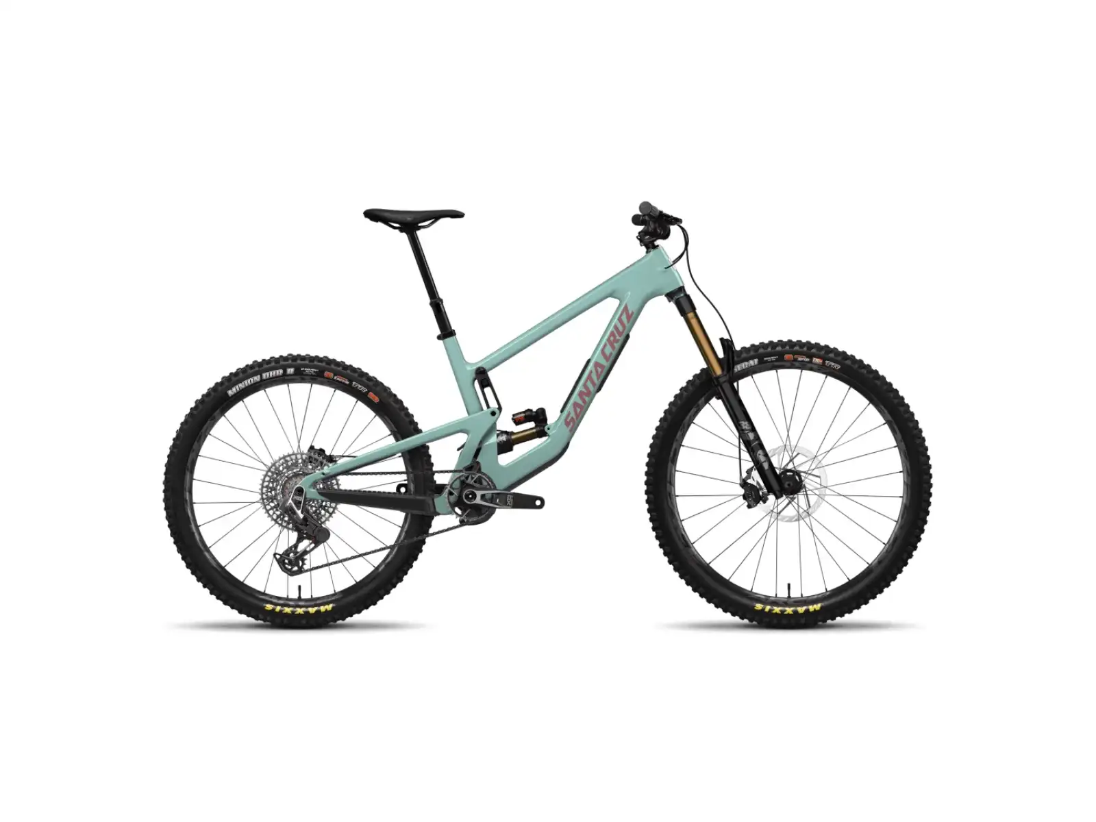 Santa Cruz Nomad 6 CC MX X0 AXS celoodpružený bicykel Gloss Light Teal