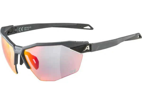 Alpina Twist Six HR QV okuliare Midnight Grey Matt
