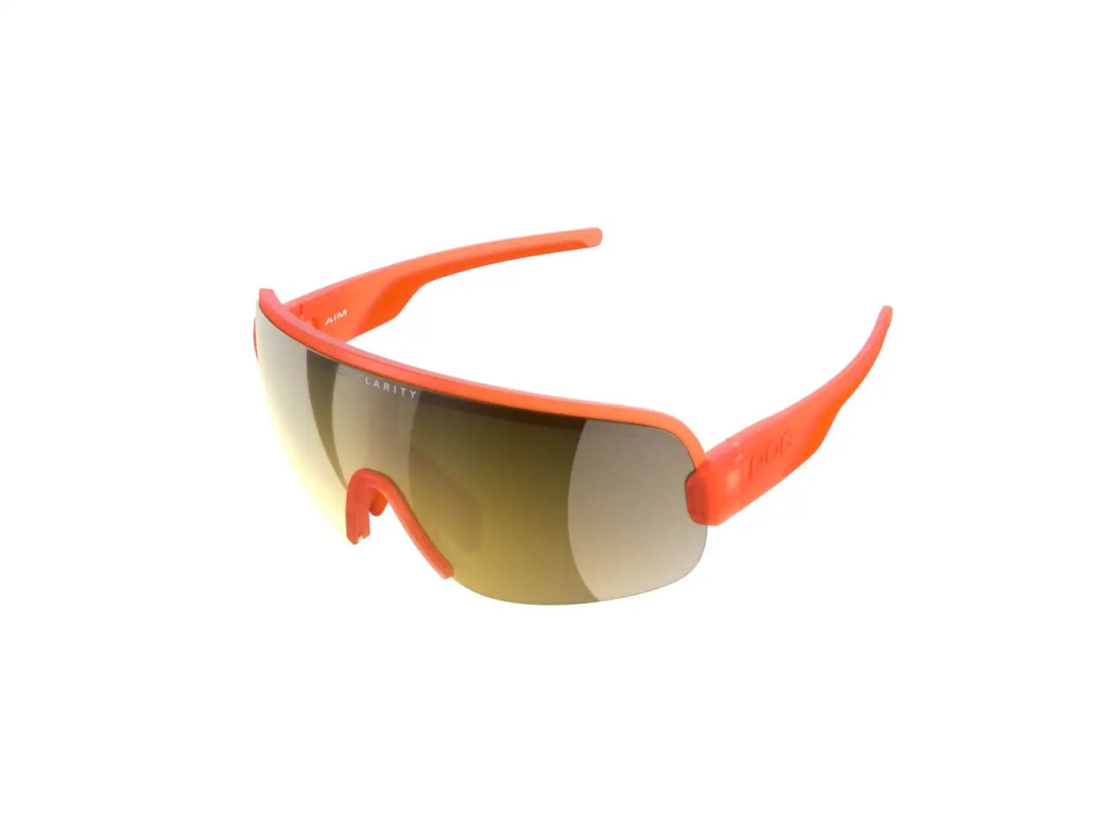 POC Aim okuliare Fluorescent Orange Translucent/Violet Gold Mirror
