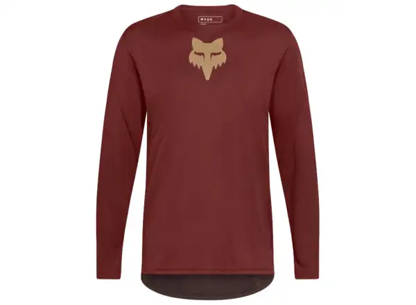 Fox Ranger Fox Head pánsky dres dlhý rukáv Rust Brown