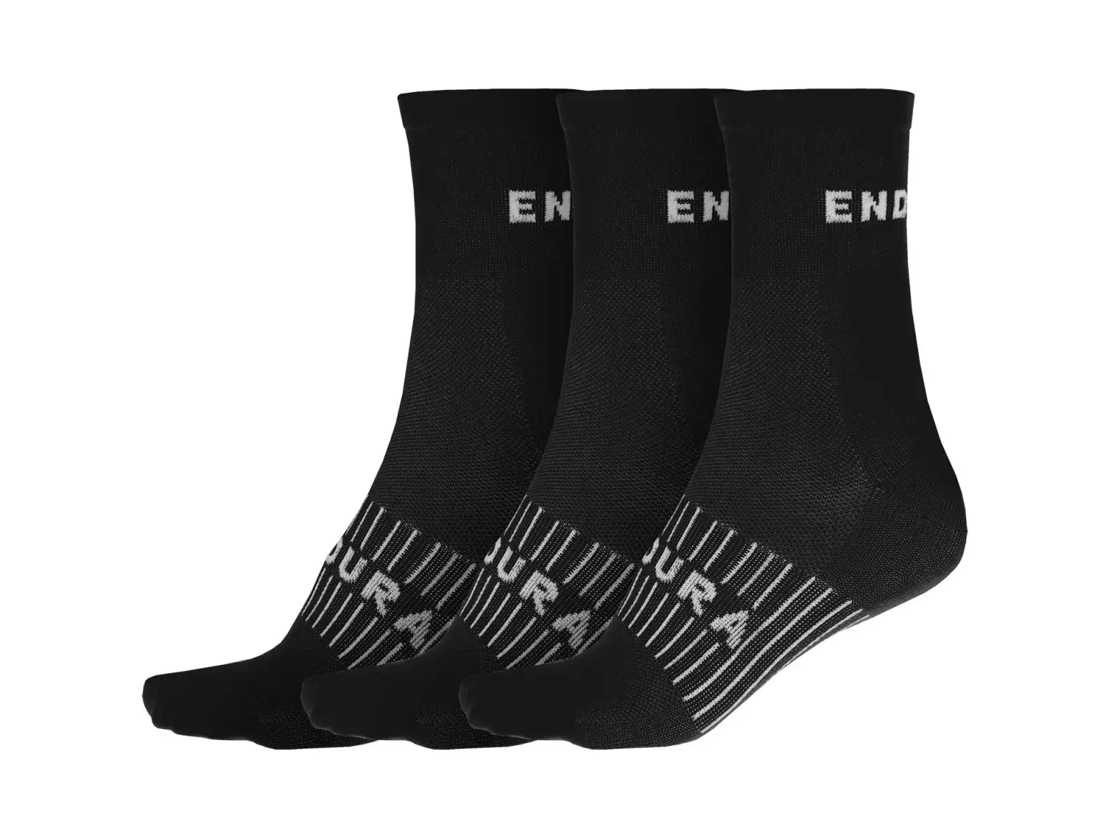 Ponožky Endura Coolmax Race (3 páry v balení) čierne
