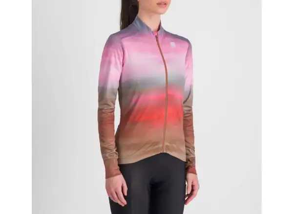 Sportful Flow Supergiara Thermal Women's Jersey Cayenna Red Pink Veľkosť. S