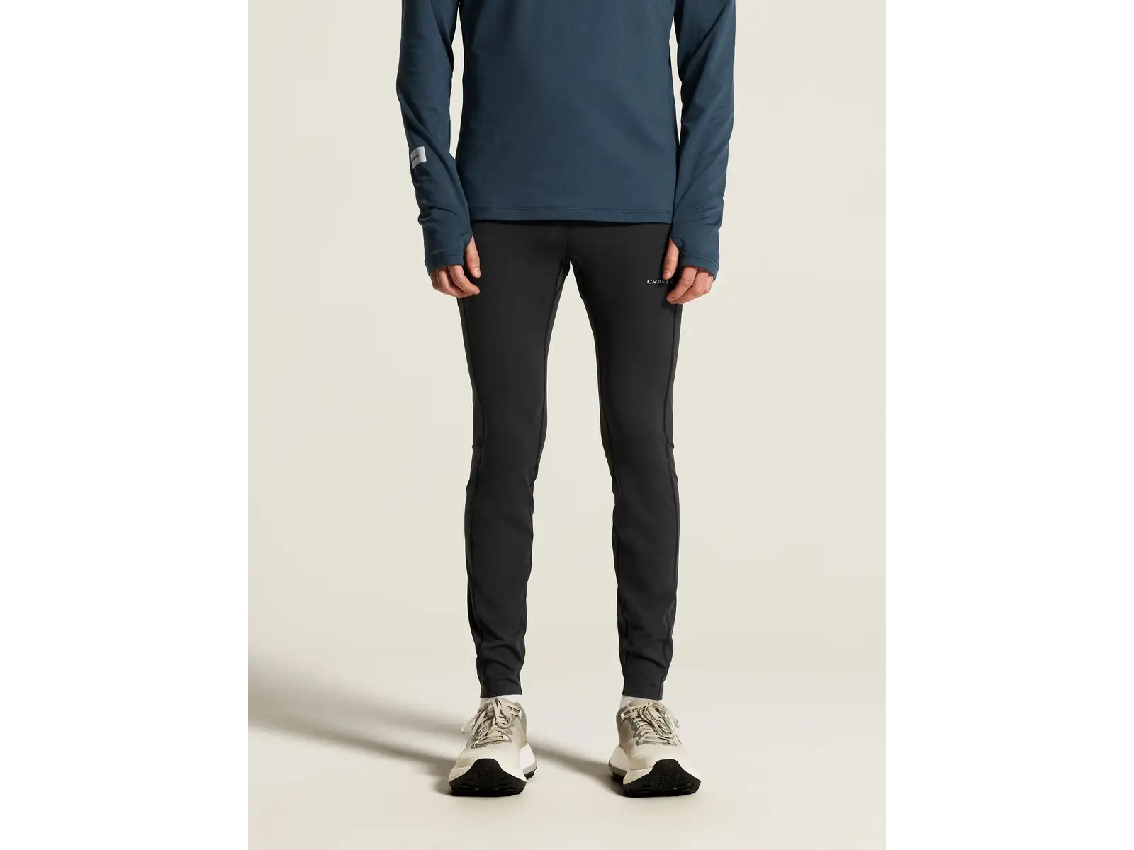 Craft Hypervent Running Tights pánske bežecké nohavice čierna