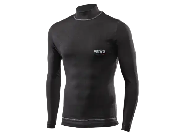 SIX2 TS4P Windshell funkčné tričko dlhý rukáv čierne