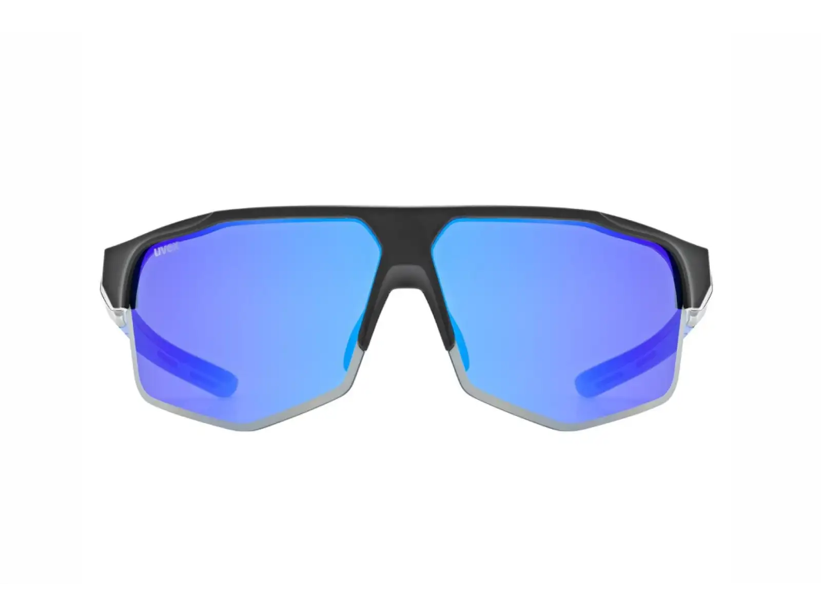 Uvex Axos Set okuliare Black Matt/Mirror Blue
