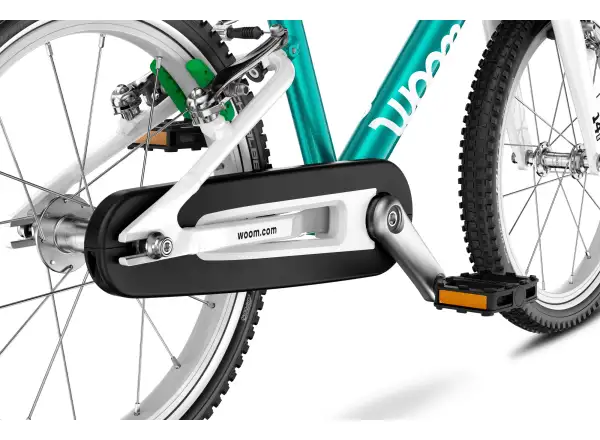 Woom GO 2 Metallic Turquoise 14 detský bicykel