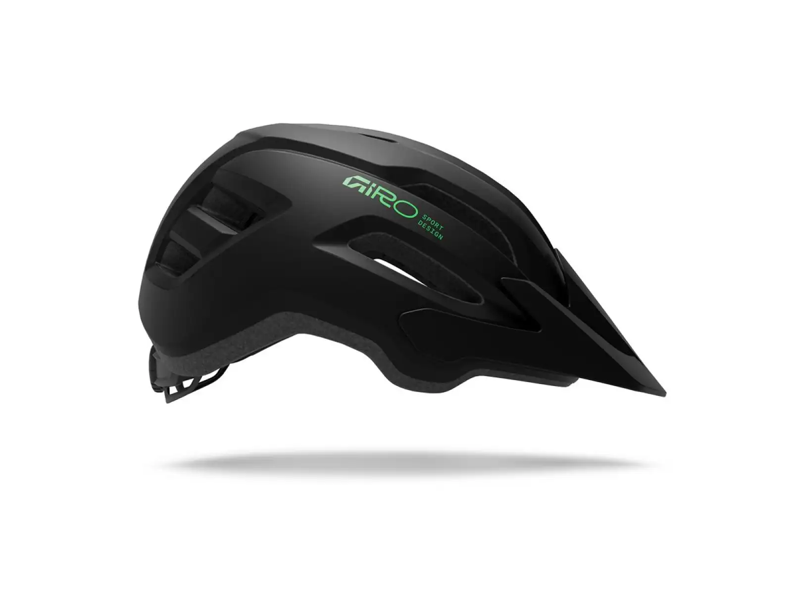 Giro Fixture II MIPS Youth detská prilba Mat Black/Vivid Green