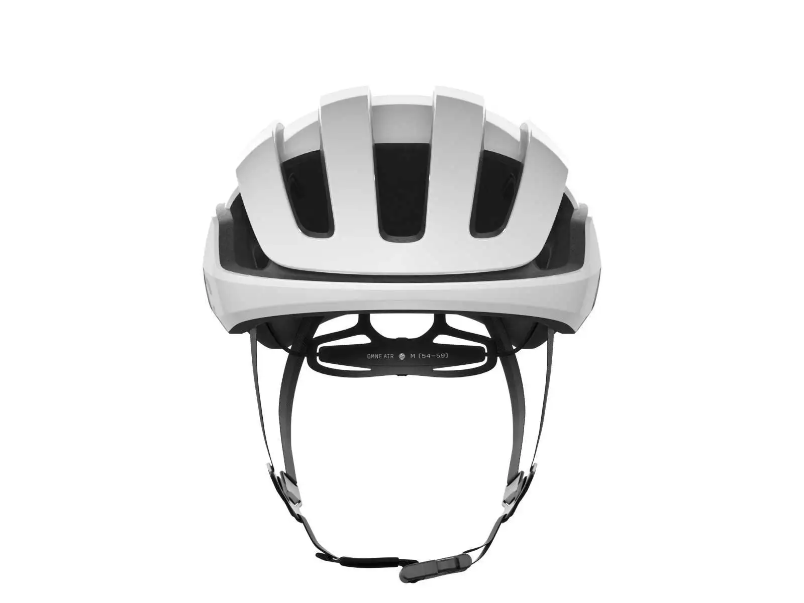 POC Omne Air MIPS prilba Hydrogen White/Uranium Black Matt/Logo