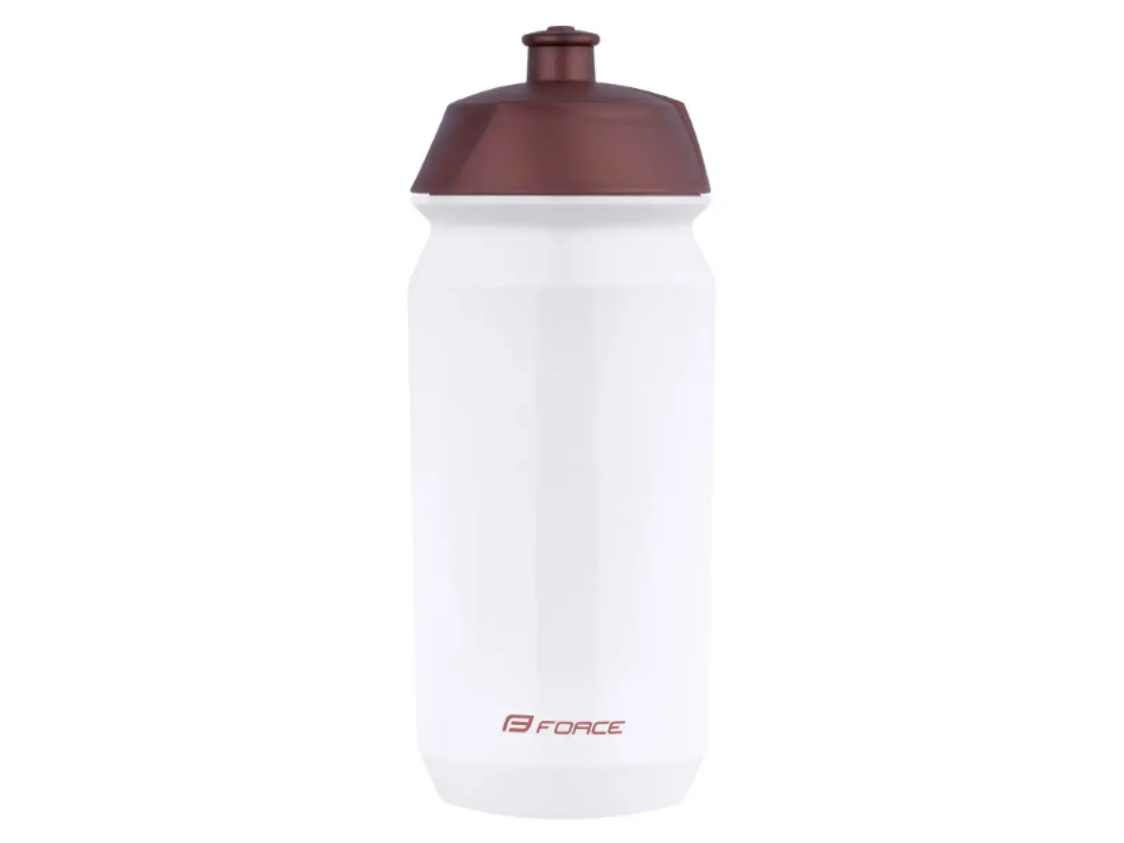 Force Ride Bike cyklistická fľaša 500 ml biela/bronzová