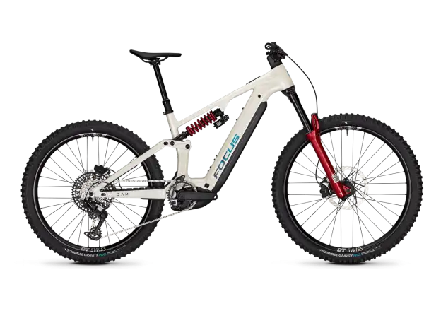 Focus SAM 9 600Wh celoodpružený elektrobicykel Champagne / Shellwhite