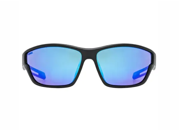 Uvex Sportstyle 806 okuliare Black Matt/Mirror Blue