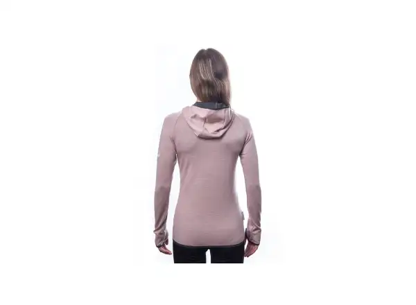 Sensor Merino Upper Triglav Dámska mikina Dusty Pink