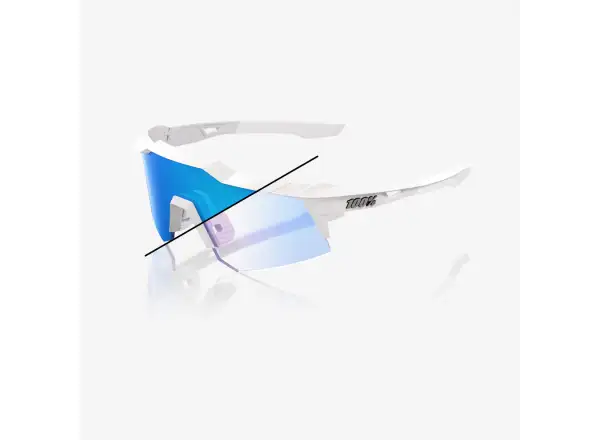 100% Speedcraft okuliare XS LE Bastille Blue Mirror Photochromic