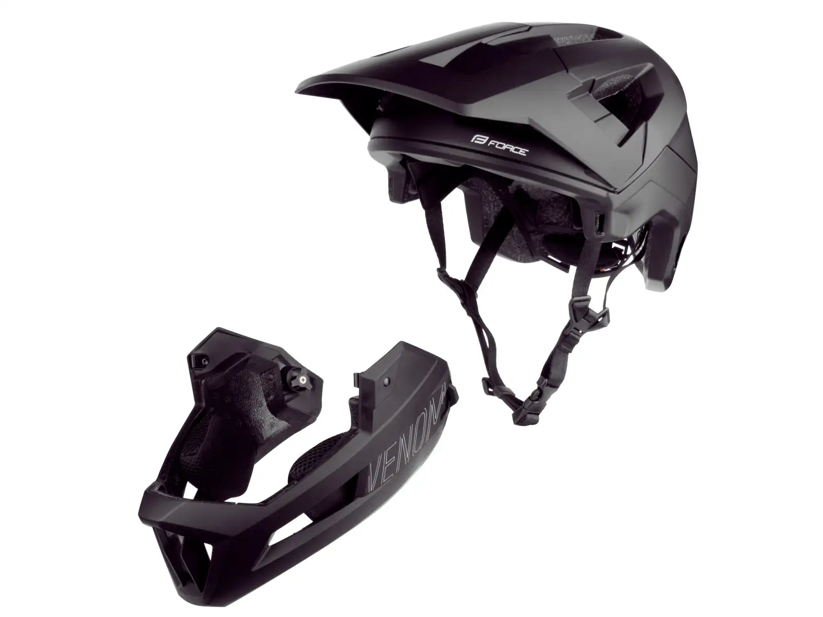 Force Venom downhill prilba čierna