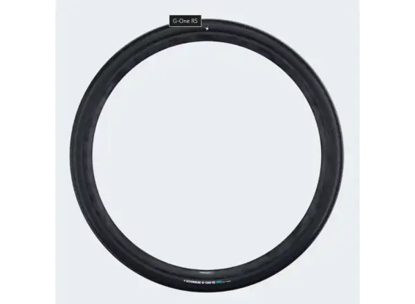 Schwalbe G-ONE RS PRO V-Guard 40-622 gravel plášť kevlar, TLR, E-25, Addix Race, čierna