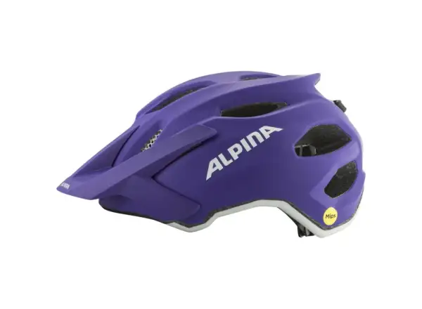 Alpina Apax JR. MIPS cyklistická prilba Nočná Purpurová Matná