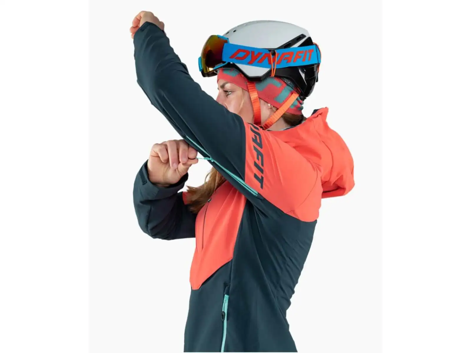 Dynafit Radical Infinium Hybrid Dámska bunda Hot Coral