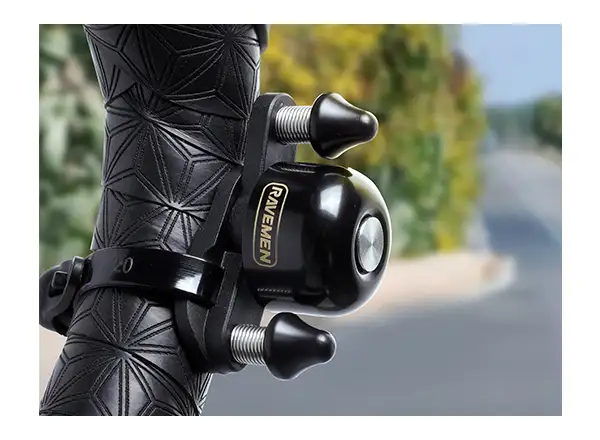 Ravemen Q3 cyklistický zvonček (obojstranný)