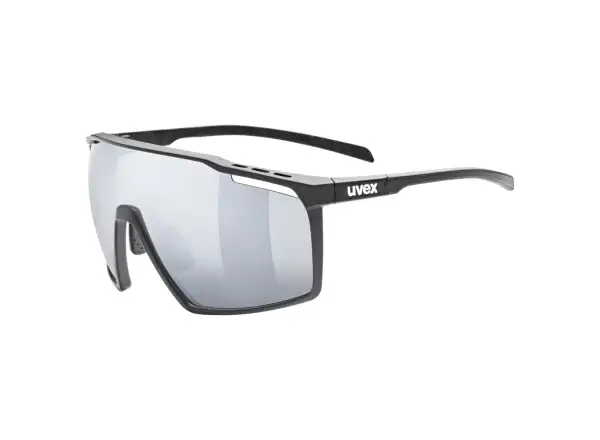 Uvex MTN Perform cyklistické okuliare Black Mat/Mirror Silver