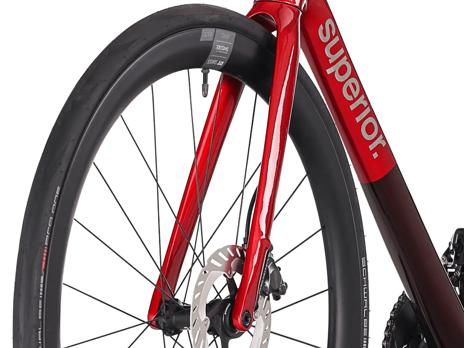 Superior RR 9.8 cestný bicykel Gloss Red/Carbon Red