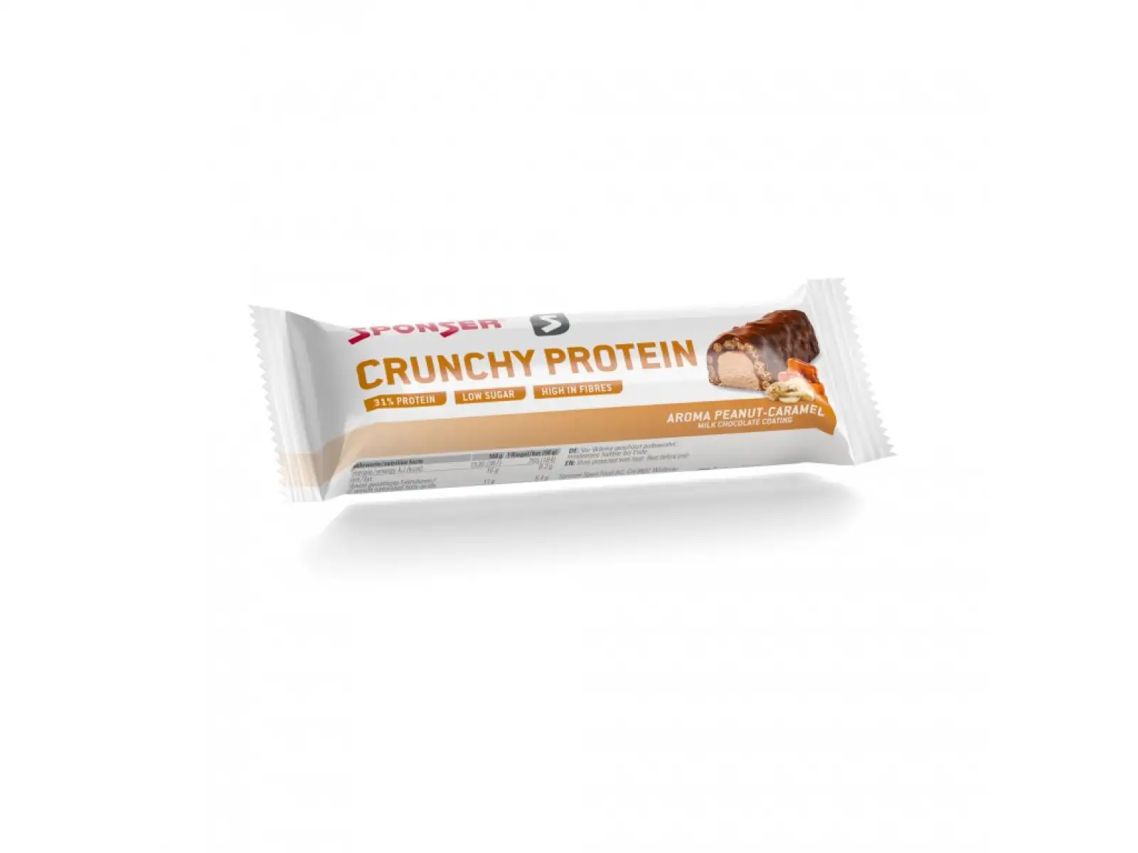 Sponser Chrumkavá proteínová tyčinka Peanut-Caramel 50 g