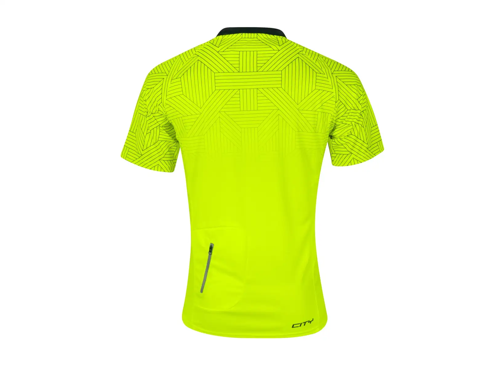 Force City pánsky dres krátky rukáv fluo/čierna