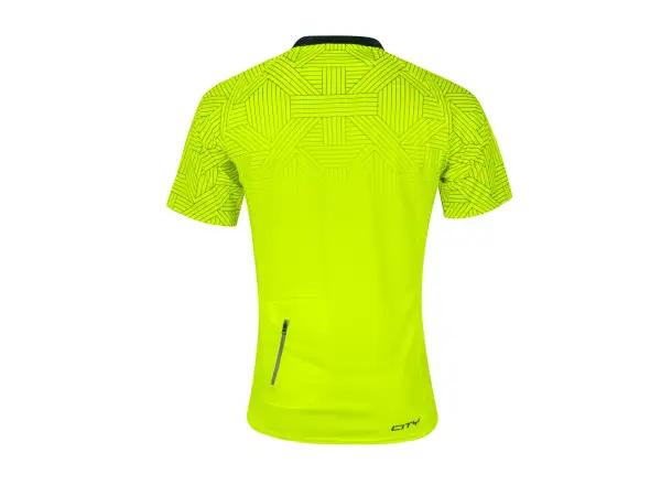Force City pánsky dres krátky rukáv fluo/čierna