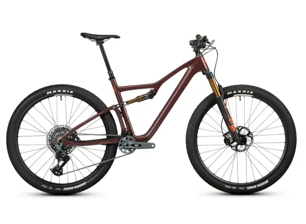 Ibis Exie US Eagle 90 horský celoodpružený bicykel Burgundy