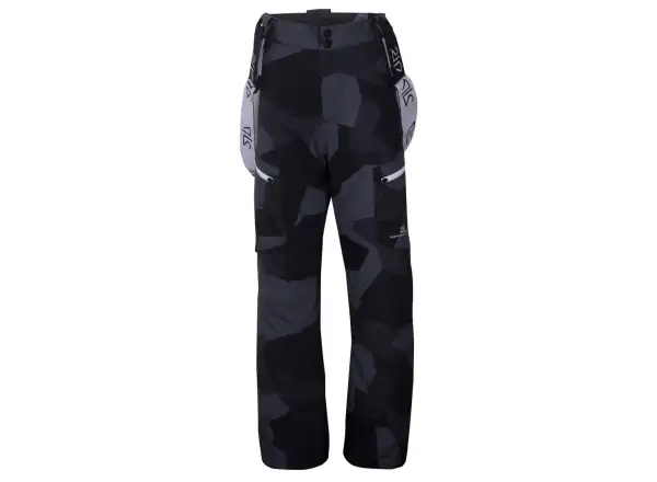 2117 of Sweden Isfall Eco detské lyžiarske nohavice Black camo