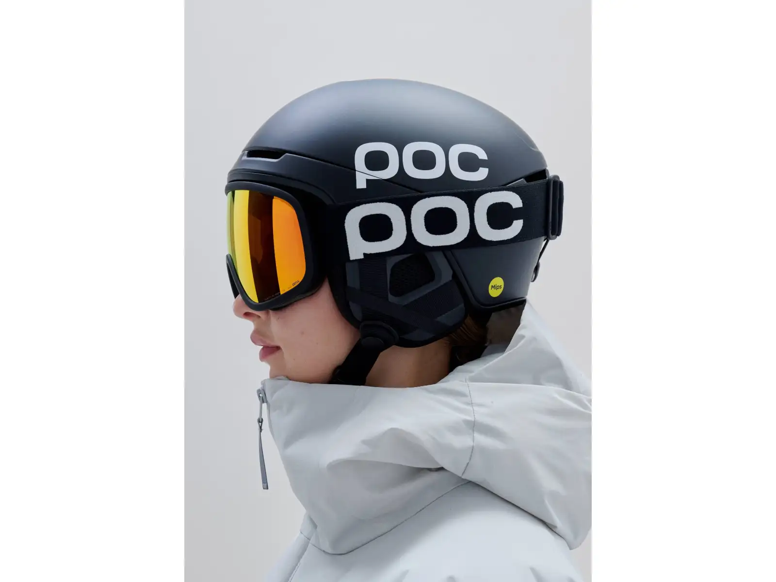 POC Tarsal lyžiarske okuliare Uranium Black/Partly Sunny Orange