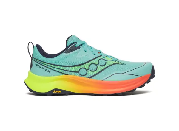 Saucony Peregrine 16 pánska bežecká obuv Splash/Citron